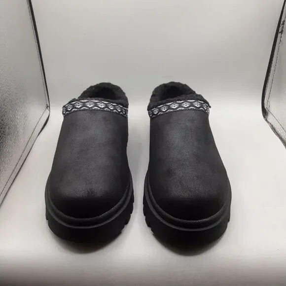 Skechers Black Mules with Silver Detail - Picture 2 of 4